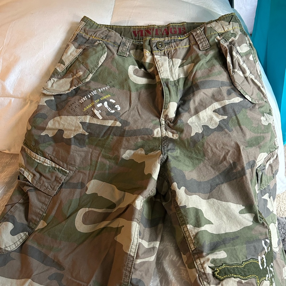 Faded Glory Camouflage Cargo Shorts